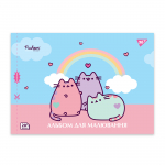 Альбом для малювання YES А4 20 скоба з перфорацією Pusheen