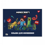 Альбом для малювання YES А4 20 скоба, з перфорацією Minecraft