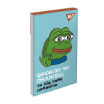 Блокнот YES А7 Frog 48 аркушів клітинка