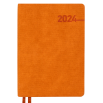 Щоденник А5 Leo Planner датований 2024 Integro помаранчевий 368 стор