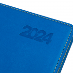 Щоденник А5 Leo Planner датований 2024 Destiny синій 368 стор