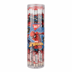 Олівець чорнографітний YES Marvel.Spiderman круглий з гумкою