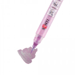 Маркер акварельний SANTI Glitter Brush, пензель, 18, світло-рожевий