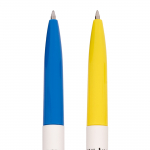 Ручка кулькова YES Гусь автоматична 0,7 мм синя