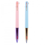 Ручка гелева Yes Vector 0,5 мм автоматична 4 кольори
