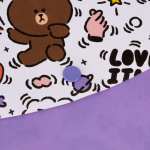 Папка конверт YES А4 на кнопці Line Friends