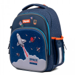 Рюкзак шкільний каркасний 1Вересня S-106 Space синій