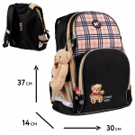 Рюкзак шкільний напівкаркасний Yes Classic Bear S-100