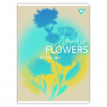 Зошит для записів Yes Lovely flowers 48 А4 аркушів клітинка