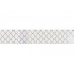 Стрічка паперова фольгированная самоклеящаяся "Візерунок", срібло, 3 м