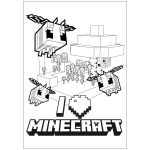 Розмальовка ТМ Yes Minecraft 2 А4 12 сторінок