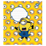 Зошит А5 12 Лін. YES Miniontastic