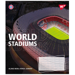 Зошит шкільний Yes World stadium 24 аркушів клітинка