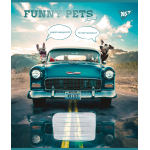 Зошит шкільний Yes Funny pets 24 аркушів лінія