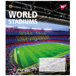 Зошит для записів Yes World stadium А5 36 аркушів клітинка