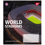 Зошит для записів Yes World stadium А5 36 аркушів клітинка