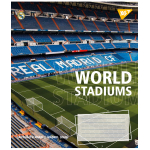 Зошит для записів Yes World stadium 48 аркушів клітинка