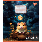 Зошит для записів Yes Dreamer animals 60 аркушів клітинка