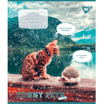 Зошит для записів Yes Funny pets 60 аркушів клітинка