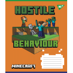 Зошит шкільний Yes Minecraft. Hostile 12 аркушів клітинка
