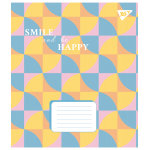Зошит для записів Yes Smile and be happy 36 аркушів клітинка