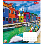 Зошит для записів 1В Life in colors 36 аркушів лінія