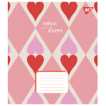 Зошит для записів Yes Smile and be happy 48 аркушів лінія