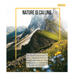 Зошит учнівський загальний 1 Вересня Nature is calling А5 96 аркушів лінія