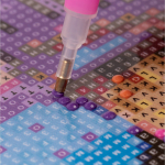 Алмазна мозаїка SANTI Тризуб з маками, 40*40см на підрамнику ©pollypop92