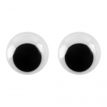 Оченята SANTI самоклеючі чорні 7мм 50 шт
