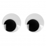 Оченята SANTI самоклеючі чорні 40мм 8 шт
