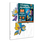 Картина за номерами з алмазною мозаїкою SANTI Загадкові квіти, 40*50 см.