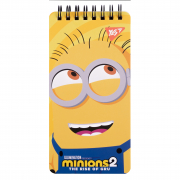 Блокнот 80х160 мм, 60 арк., подв. cпіраль Minions