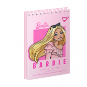 Зошит для записів YES А7 Barbie 80 аркушів клітинка