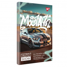 Блокнот YES А6 64 арк 7БЦ Auto show. Ford клітинка