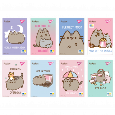 Блокнот YES А7 Pusheen 48 аркушів клітинка