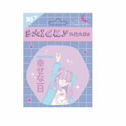 Папір з липким шаром Yes фігурний Anime girl 40 аркушів