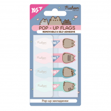 Закладки Pop-up Yes Pusheen пластик 80 шт