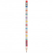 Олівець чорнографітний Yes Таблиця множення круглий з гумкою