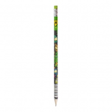 Олівець чорнографітний YES Zombie круглий з гумкою