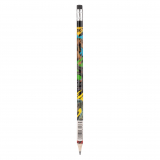 Олівець чорнографітний YES Jurassic World круглий з гумкою