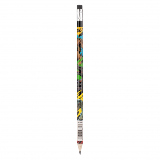 Олівець чорнографітний YES Jurassic World круглий з гумкою