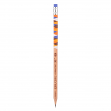 Олівець чорнографітний YES Erudite Collection Erudite Collection шестигранний з гумкою
