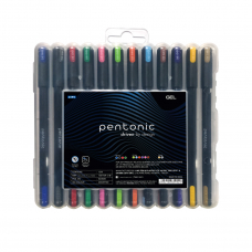 Ручка гелева LINC Pentonic набір 12 цветов