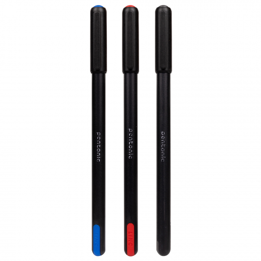 Ручка кулькова LINC Pentonic 0,7 мм стенд 100 шт мікс кольорів