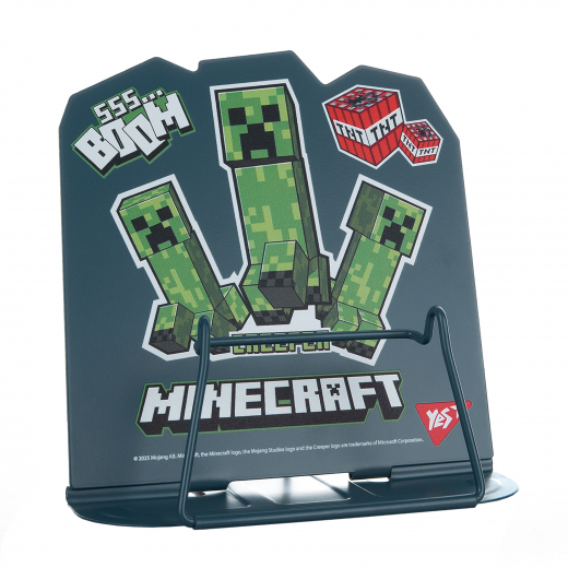 Підставка для книг фігурна Yes Minecraft.Creeper метал