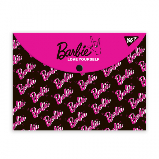 Папка-конверт на кнопці YES А4 Barbie