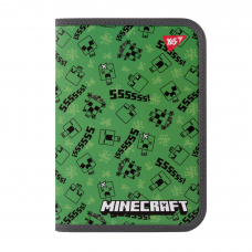 Папка для зошитів пластикова на блискавці Yes Minecraft Creepers В5