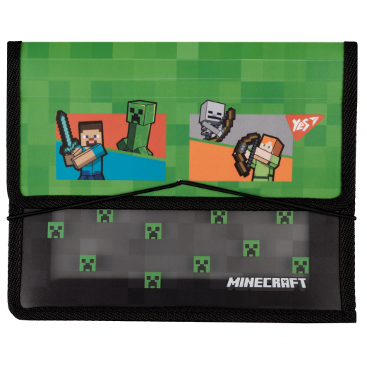 Папка для зошитів пластикова на резинці Yes Minecraft Heroes В5