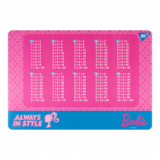 Підкладка для столу  Yes Barbie з підказками таблиця множення А3